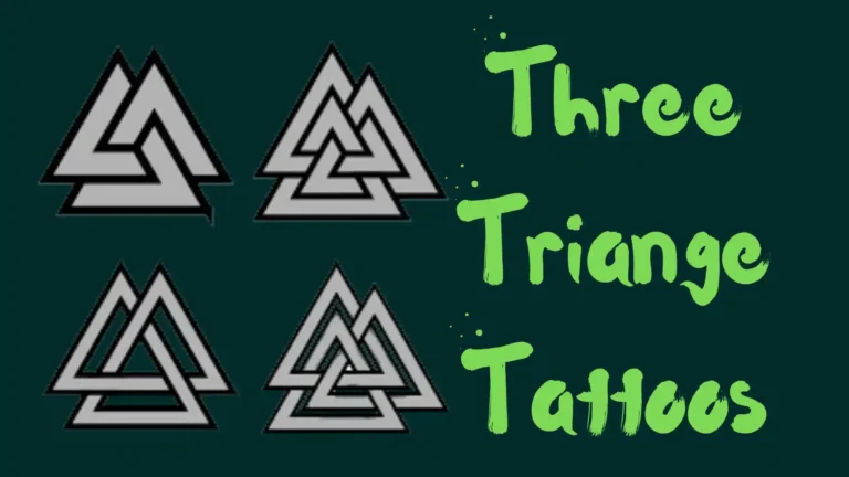 Three Triangle Tattoos